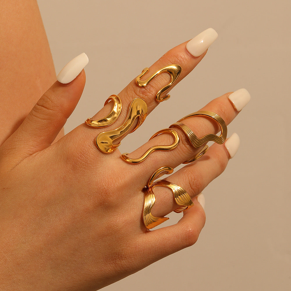 Gold plated ring