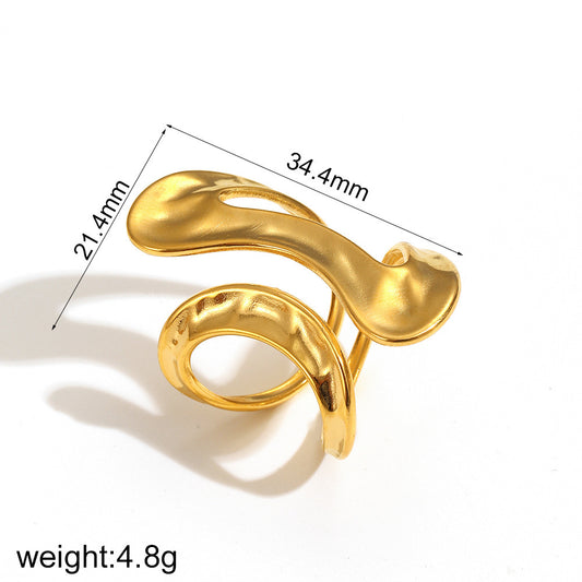 Gold plated ring